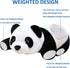Weighted Stuffed Animals, 15.3" Weighted Panda Plush Toy Cute Panda Weighted Plush Animals Pillow Gifts for Kids Adults Birthday, Valentine's Day...