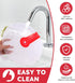 Mixing Bowl Splatter Guard,12.2 Inch Hand Mixer Splatter Guard,Silicone Mixing Bowl Splatter Screen Guard,Reusable Mixer Splatter Guard For Kitche...