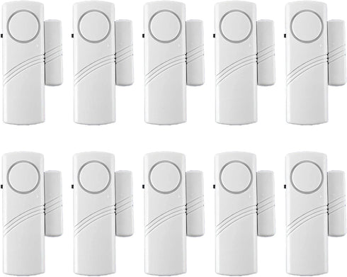 10 Pack Window Door Alarm, Door Alarms for Kids Safety, Alarm System for Home Security, Door Open Alarm Sensors for Home, Bedroom, Garage, Apartme...