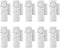 10 Pack Window Door Alarm, Door Alarms for Kids Safety, Alarm System for Home Security, Door Open Alarm Sensors for Home, Bedroom, Garage, Apartme...