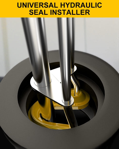 Hydraulic Seal Installation Tools, Hydraulic Cylinder Piston Repair Seal Kit, U-Cup Rod Seal Installation Tool Kits Upgraded Seal Twistor Install ...