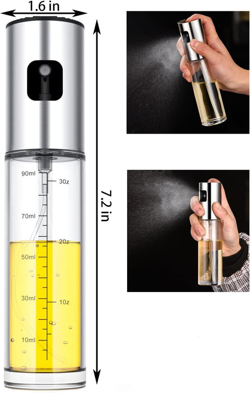 Oil Sprayer for Cooking,100ml Olive Oil Spritzer,Oil Sprayer for Air Fryer, Salad,BBQ,Roasting...