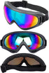 Motorcycle Goggles - Glasses Set of 2 - Dirt Bike ATV Motocross Anti-UV Adjustable Riding Offroad Protective Combat Tactical Military Goggles for ...