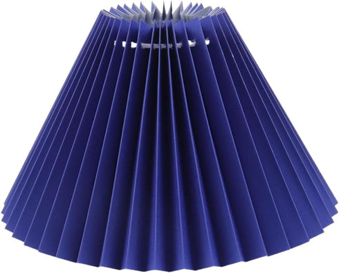 Pleated Lampshade for Bedside Table Lamp Nightstand Pleated Lamp Shade Replacement, Blue...