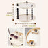 2 Tier Makeup Organizer, Skincare Make Up Storage Perfume Organizers Tray for Vanity Dresser Bathroom Counter, Cute Cosmetic Lotion Beauty Counter...