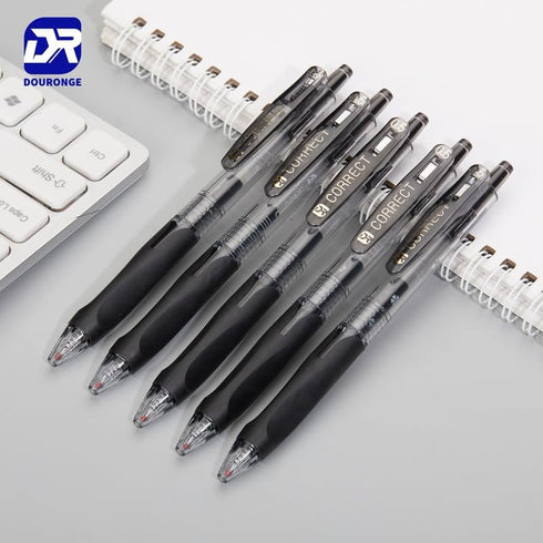 Gel Pens, 0.5mm Black Ink Pens Fine Point Smooth Writing Pens 10 Pcs, Ball Point Pens for Journaling Note Taking, Cute Aesthetic Office School Sup...
