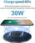 30W Universal Wireless Phone Charger Qi Fast Wireless Charging Fast Charging Pad Compatible with iPhone 12 12Pro 11 11Pro XS 8...