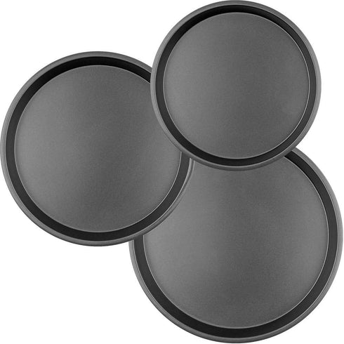 Non-Stick Round Cake Pans & Cookie Sheets Set – Easy-Clean Bakeware, 3-Piece Set (8-inch, 9-inch, 10-inch)...