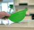 Handheld Plastic Pot Drainer, Noodle & Pasta Strainer with Handle - Fits up to 9" Pots - Green...