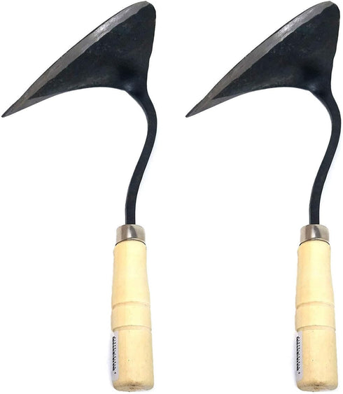 SERENITA Lawn Grass Edger Hoe Garden Tool Weeding Tools for Garden. Homi Korean Plow Easy Digger with Blade. Less Effort Easy Farming Tool 2pcs...