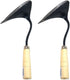 SERENITA Lawn Grass Edger Hoe Garden Tool Weeding Tools for Garden. Homi Korean Plow Easy Digger with Blade. Less Effort Easy Farming Tool 2pcs...