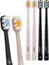 Lindo Polishing Toothbrush - for Sensitive Gums and Teeth, 12000+ Ultra Fine Bristles, Soft and Gentle, Deep Clean, Pack of 4...