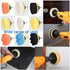 Yesallwas Car Foam Drill Polishing Pad Kit 8Pcs,4 Inch Buffing Pads Kits drill buffer attachment,thin sanding sponge for Drill Buffing,Car Sanding...