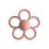mushie Silicone Baby Daisy Rattle Teether Toy...