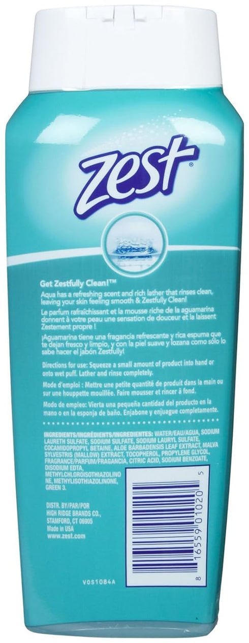 Zest Body Wash Aqua...