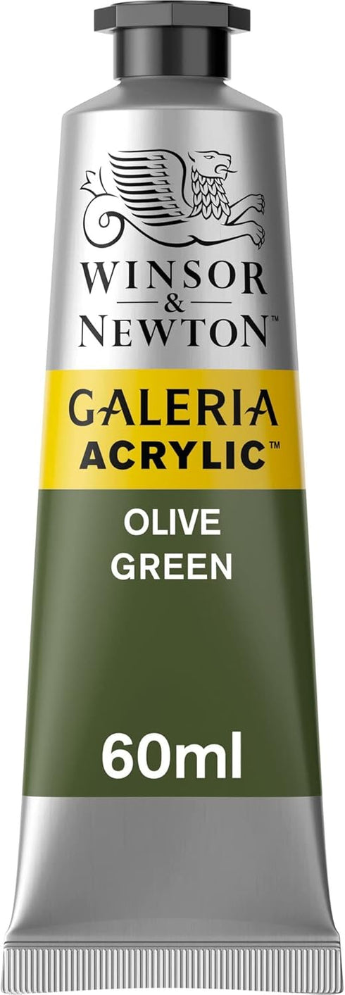 Winsor & Newton Galeria Acrylic Color, 60ml (2-oz) Tube, Olive Green...