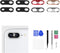 4 Sets for iPhone 8 Plus Silver Red Space Gray Gold Color HD Tempered Camera Lens Cover Replacement for iPhone8 Plus Back Rear Camera Lens Metal F...