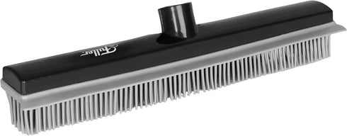 Fuller Brush Rubber Broom Head – for Carpets Floors Stairs Upholstery – Electrostatic Action Removes Pet Hair Lint Fuzz Dirt Particles – Built-in ...