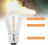 S14 LED String Light Bulbs Replacement, Edison Vintage Plastic 1W Warm White Bulb Equivalent to 11w, E26 Screw Base Shatterproof Waterproof Filame...