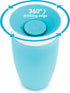 Munchkin Sippy Cups for Toddlers 1-3, Spill Proof Miracle 360 Cup, 10 Ounce, 2 Pack, Blue/Purple...