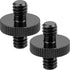 1/4" Male to 1/4" Male Threaded Tripod Screw Adapter Double Head Stud Standard Mounting Thread Converter for Camera Cage Mount Light Stand Monopo ...