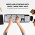 Black Computer Keyboard Wired USB Keyboard Low Vision Keyboard USB Wired Old People Keyboard with White Large Print Keys(Black)...