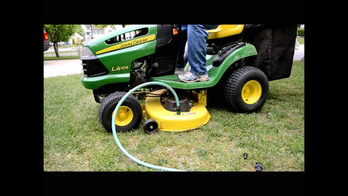 Quick Connect Lawn Mower Deck Wash Port Adapter - Riding Lawn Mower Water Hose Nozzle Attachment Compatible with Part Numbers: 532416405, 921 0404...