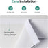 HOMEIDEAS Greyish White Privacy Blackout French Door Curtains for Door Window, 26 X 40 Inch Room Darkening Thermal Insulated Curtains for Bedroom,...