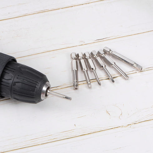 5pcs H5 Pentagon Screwdriver Bit 1/4" Hex Shank 2" Length Magnetic Security Screw Driver Power Tool...