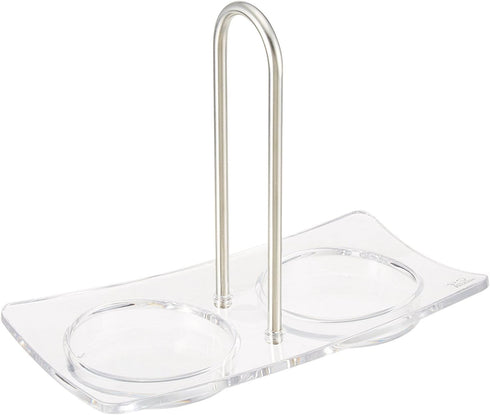 Peugeot Linea Salt and Pepper Mill Tray, Acrylic, Transparent (25854)...