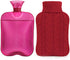 samply Hot Water Bottle with Knitted Cover, 2L Hot Water Bag for Hot and Cold Compress, Hand Feet Warmer, Ideal for Menstrual Cramps, Neck and Sho...