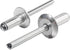 Linkup 50pcs pack 1/4" x 5/8" Large flange Pop blind Rivets,Large Head aluminum rivets,6.4mm x 16mm pop rivets,Aluminum Body Steel Mandrel Rivets ...