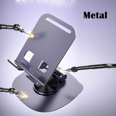 Metal Cellphone Stand 2 Pack MiniPad Phone Holder 360° Rotation Phone Stand Foldable Scalable Office Desk Adjustable Portable for Travel...