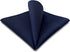 S&W SHLAX&WING Silk Ties for Men Neckties Pack Navy Dark Blue Solid Matching Pocket Square...
