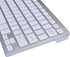 2021 Upgraded PC Computer Laptop Mini USB Wired Keyboard for Mac and Windows 78 Scissor keys Small Super Thin Compact Multimedia Keyboard (Silver)...