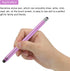 MECCANIXITY 5pcs Stylus Pens for Touch Screens with 2 Extra Tips Dual Rubber Tips Capacitive Stylus Universal Tablet Pen Sensitivity Precision, Pu...