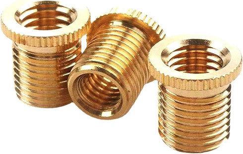 M8x1.25, M10x1.25, M10x1.5 Shift Knob Adapters Gear Shifter Knob Thread Screw Adapter for 5 6 Speed Manual Automatic Vehicle Gold...