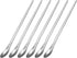 uxcell Set of 6 Long Handle Spoon, 10-Inch Stainless Steel Ice Cream Spoon Cocktail Stirring Spoons Coffee Spoons for Mixing, Beverage, Coffee (Si...