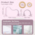Baby Teething Toy, High Chair Suction Cup Toys for Infant Toddlers 0-6M, Food Grade Silicone Teether, Educational Parent-Child Baby Toys, Montesso...