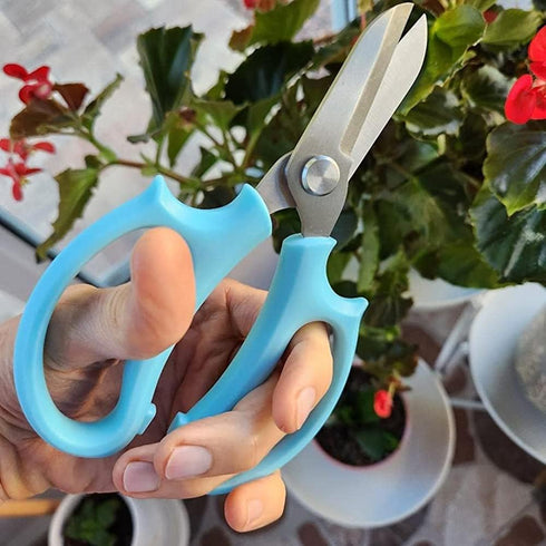 Flower Scissors, Premium Stainless Steel Garden Floral Shears, Comfortable Floral Scissors for Gardening, Pruning, Trimming Plants and Flower Arra...