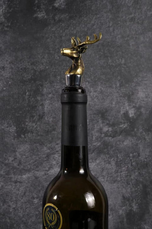 Deer Antler Wine Bottle Stopper for Bar Bartender Men and Women,Thanksgiving,Hallowmas,Christmas...