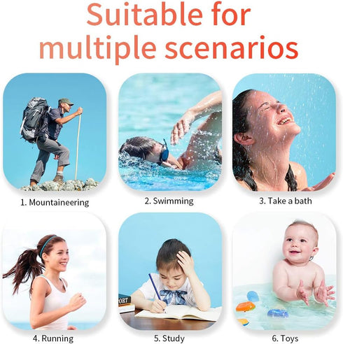 Portable Bluetooth Speakers, IPX7 Floating Waterproof Wireless Small Shower Speaker, Hands Free Calling, Bluetooth 5.3, True Wireless Stereo for O...