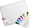 Quality Ruled Dry Erase Lapboard – Double-Sided Magnetic Whiteboard with Lines and Blank Surface for Kids Learning, Math, Writing – Student, Teach...