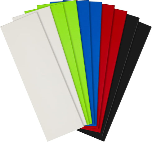 Tinlade 10 Pcs G10 Spacer Sheets G10 Knife Handle Material Knife Handle Liners for Knife Scales Slabs Making Supplies, 5 Colors (6.3 x 2 x 0.04 In...