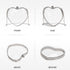 Acrylic Heart Clutch Bag Mini Clear Evening Handbag with Detechable Chain for Women...
