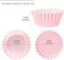 Caperci Grease-Resistant Standard Pink Cupcake Liners 150 Counts - Heavy Duty Paper Muffin Baking Cups, Odorless, No Muffin Pan Needed, Easily Pee...