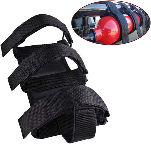 Xislet UTV Roll Bar Fire Extinguisher Holder Compatible with Polaris RZR Ranger Can Am Maverick X3 Commander SXS Extinguisher Mount - Quick Releas...