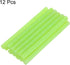 uxcell Mini Hot Glue Sticks for Glue Gun 7mm x 100mm Glitter Green 12pcs...