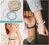 12Pcs Natural Stone Beaded Bracelets for Women Men Semi-Precious Gemstones Bracelets Crystal Beaded Bracelet Unisex Adjustable Stretch Bracelets 8...