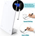 Acrylic White Board 8x6 Inches, Frameless Desktop Tablet Dry Erase Board with Flexible Magnetic Stand and Markers, Mini Whiteboard Desk Accessorie...